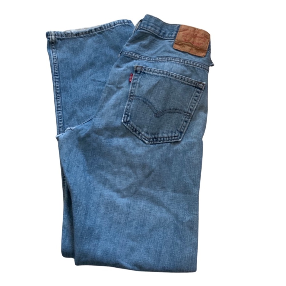 Men’s Levi’s 569 Distressed Grunge Jeans Size 34/34 Rockcore